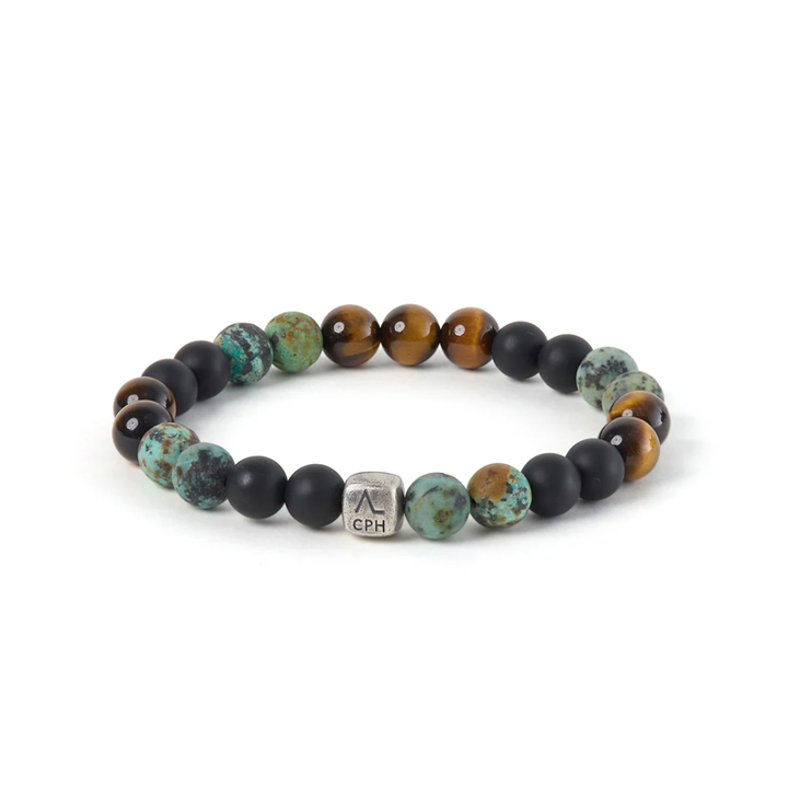 Alexander Lynggaard - Berlin armbånd med multifarvede sten, 8 mm  - C10650