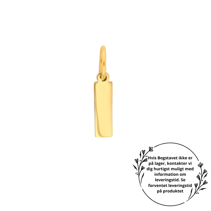 Nordahl - 14 karat guld bogstav vedhæng - vælg selv variant - 2083183050
