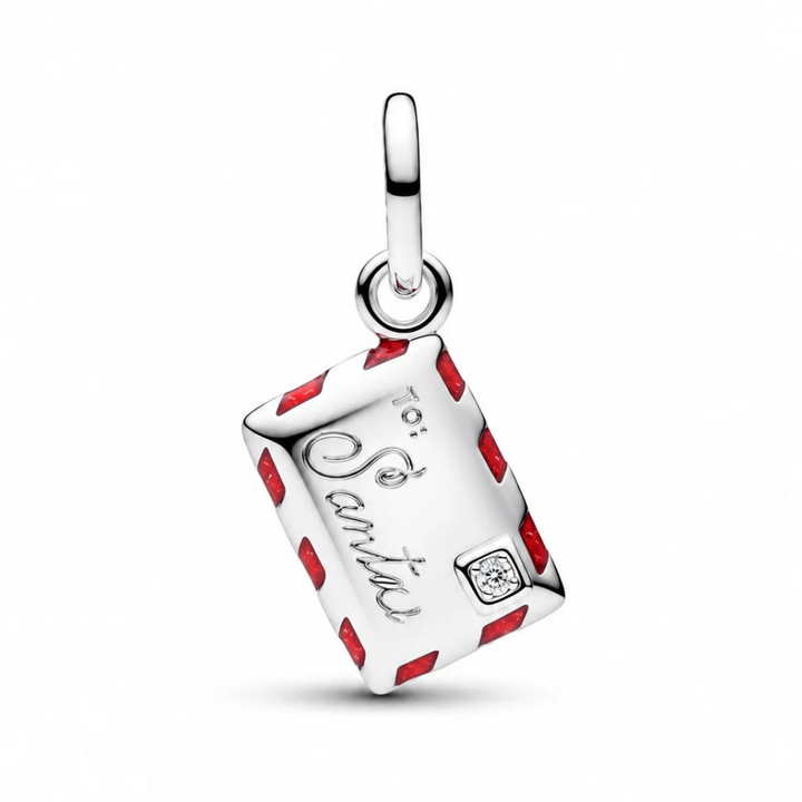 Pandora - Brev til Julemanden charm i sterling sølv - 795065c01