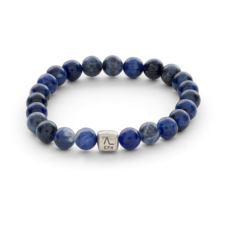 Alexander Lynggaard - Sodalite armbånd med blå sten, 8 mm  - C00380