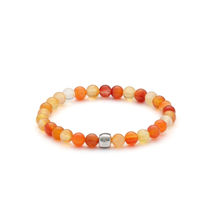 Alexander Lynggaard - Carnelian armbånd med karneoler i 6 mm - C00980