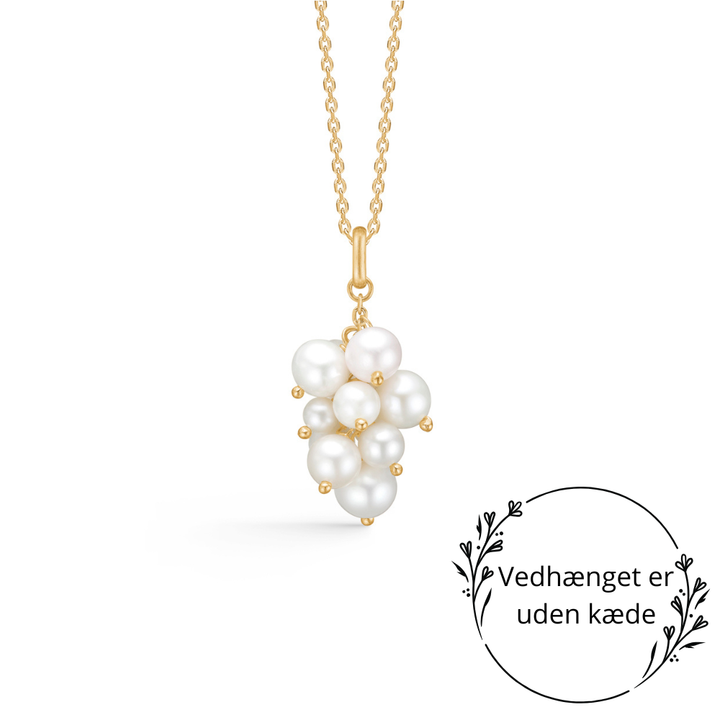 Mads Z - Coco vedhæng i 8 karat guld med perler - 3333188