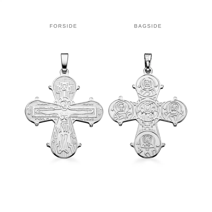 Scrouples - Dagmarkors i Sterling Sølv med De 5, 21 x 19 mm - 20232s