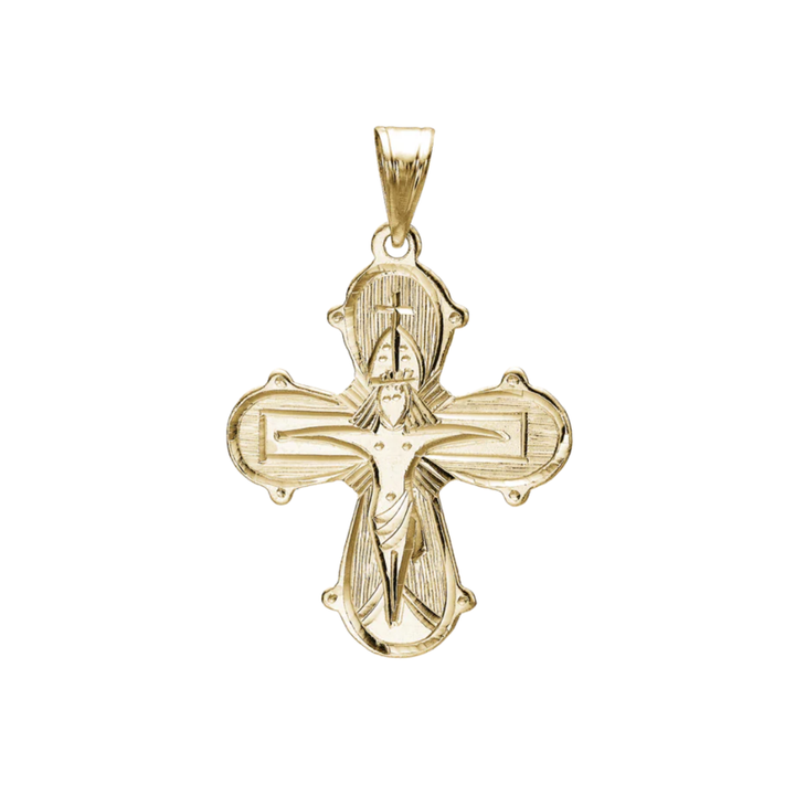 Aagaard - 8 karat guld dagmarkors, 21x25mm - 0888002