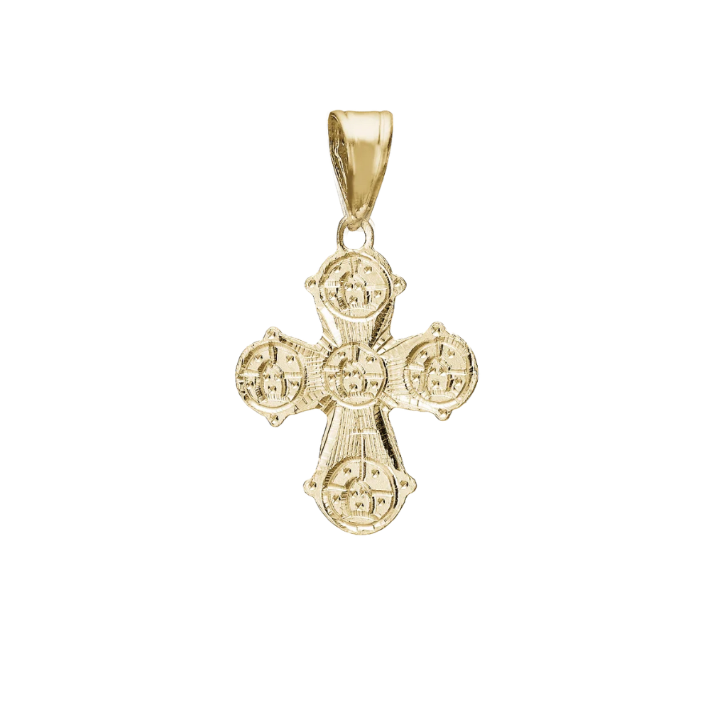 Aagaard - 8kt. guld Dagmarkors, 19x15mm - 0888010