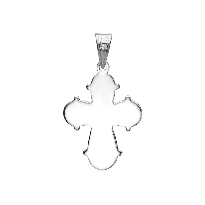 Aagaard - Sølv dagmarkors, blank bagside, 17x20mm - 1188006-g