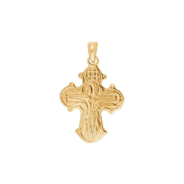 Nordahl - 8kt. guld Dagmarkors med fadevor, 21mm - 29170080300