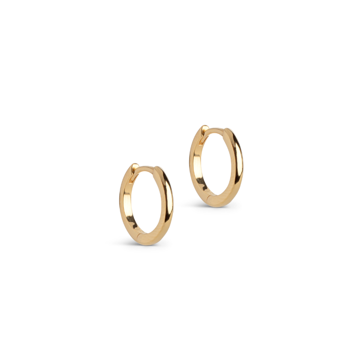 Enamel - Classic Hoops 10 mm i forgyldt - E168G