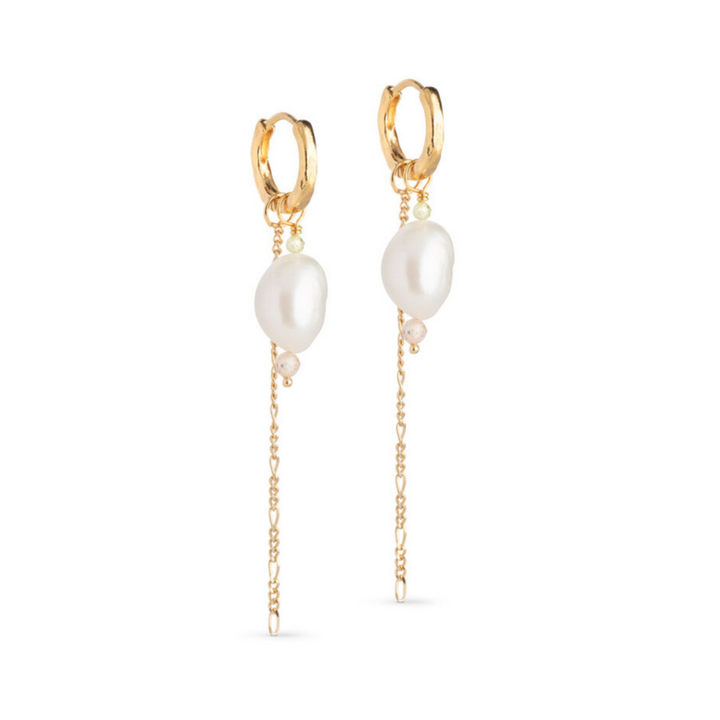 Enamel - Adeline ørehængere i forgyldt - E258GM