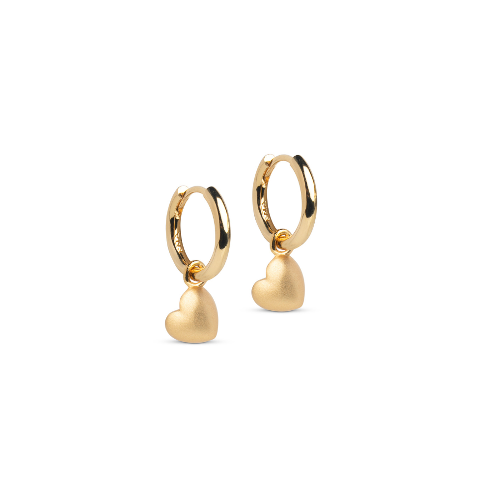 Enamel - Grand Amore Hoops i forgyldt messing - E507GB-GP