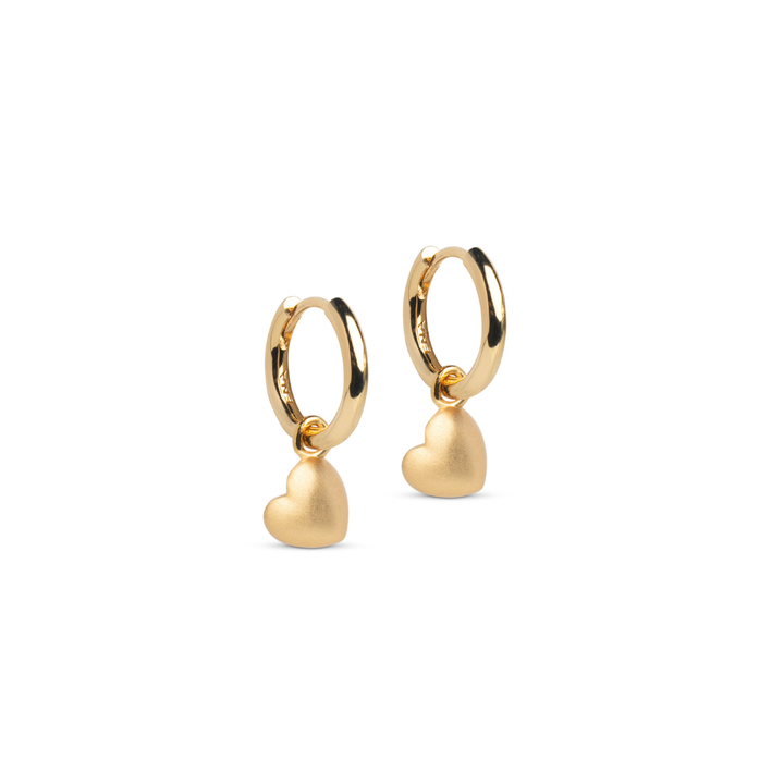 Enamel - Grand Amore Hoops i forgyldt messing - E507GB-GP