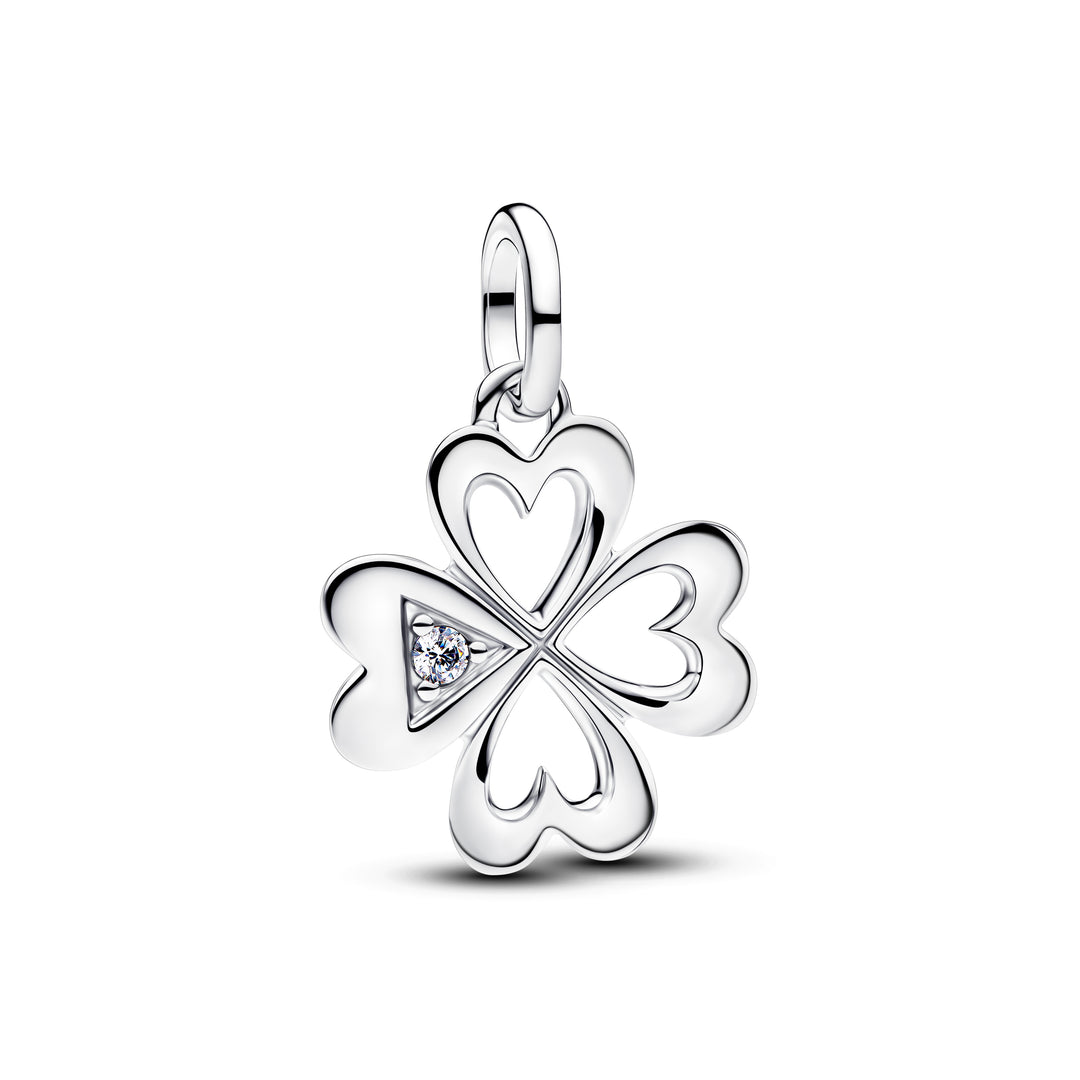 Pandora - ME Hjerte firkøver charm med zirkonia sten - 793034c01