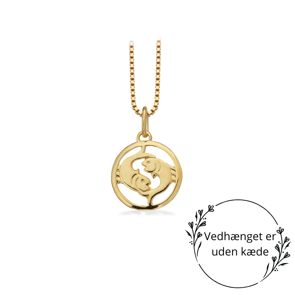 Scrouples - Guldbelagte stjernetegn vedhæng - Vælg variant - 3302fg