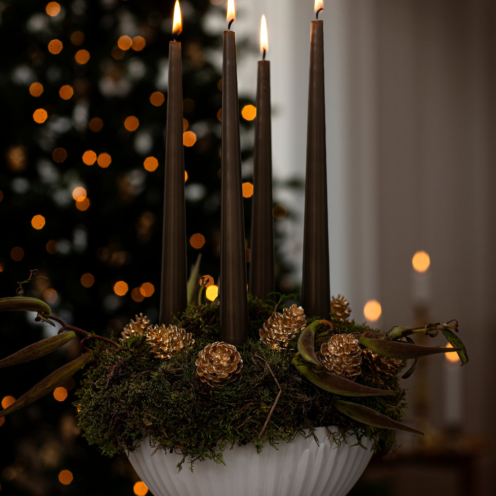 Flora Danica - Julepynt Fyrrekogle 18 karat guldbelagt