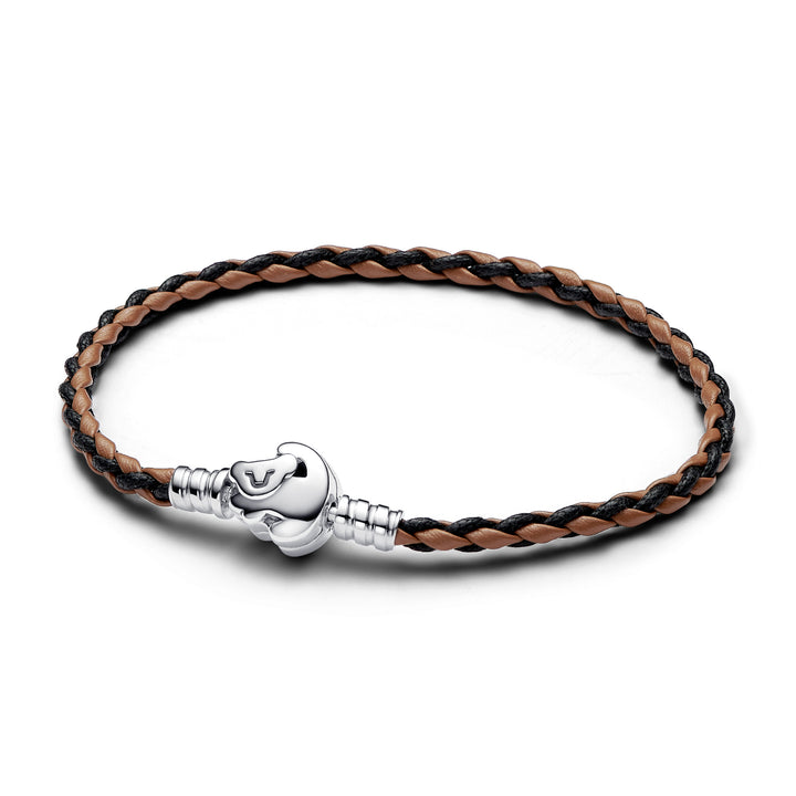 Pandora - Disney The Lion King armbånd i sølv og læder - 593361c01