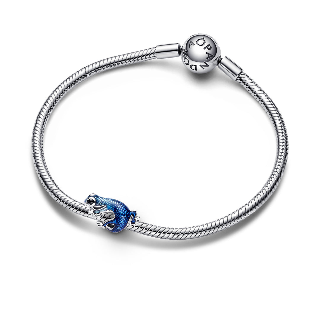 Pandora - Gekko charm med blå emalje - 792701c01