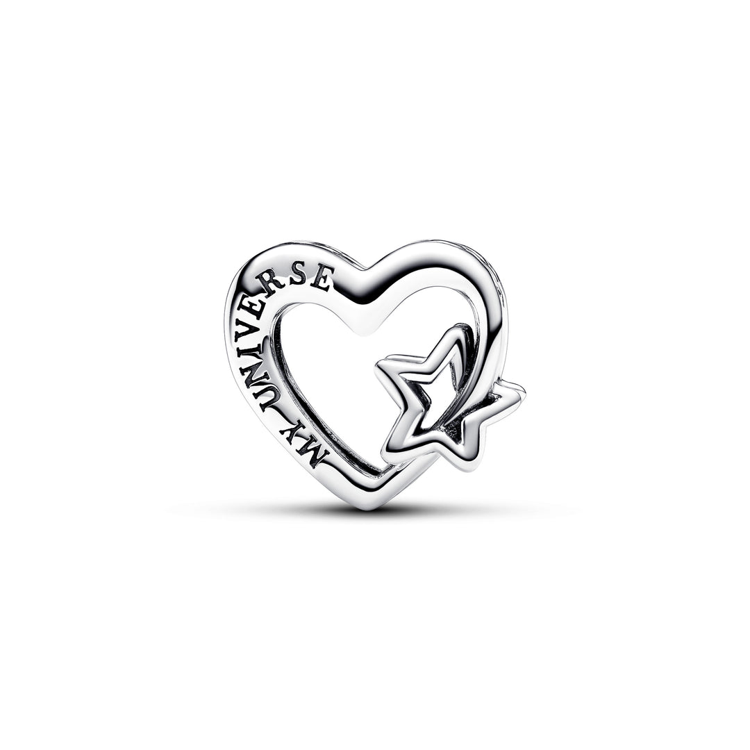 Pandora - Familie hjerte og stjerne charm - 792829c00