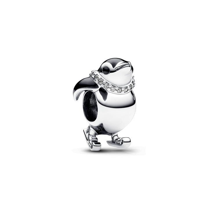 Pandora - Skøjtende pingvin charm - 792988c01