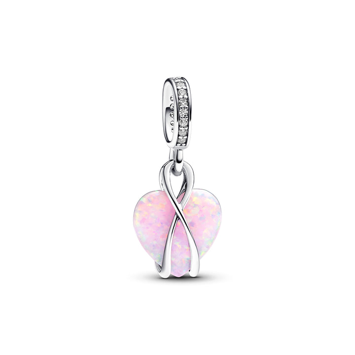 Pandora - Mum opliserende hjerte charm - 793202c01