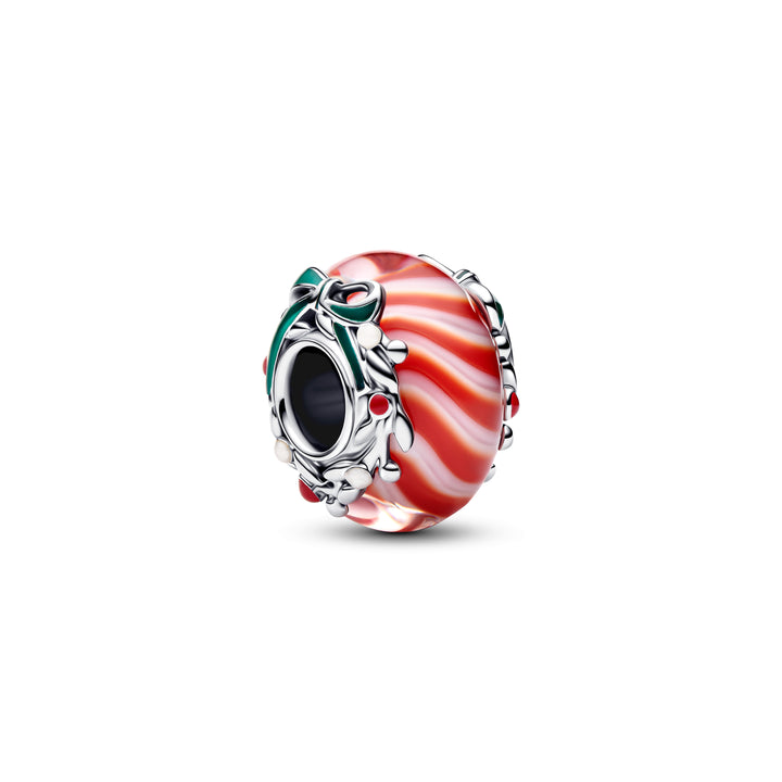 Pandora - Jule Slik charm i sølv og murano glas - 794252c01