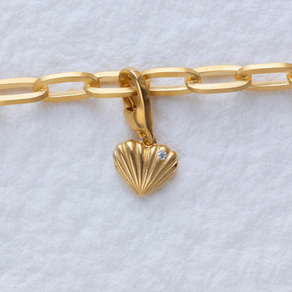 byBiehl - Just Love charm i guldbelagt - 7-5214a-gp-b
