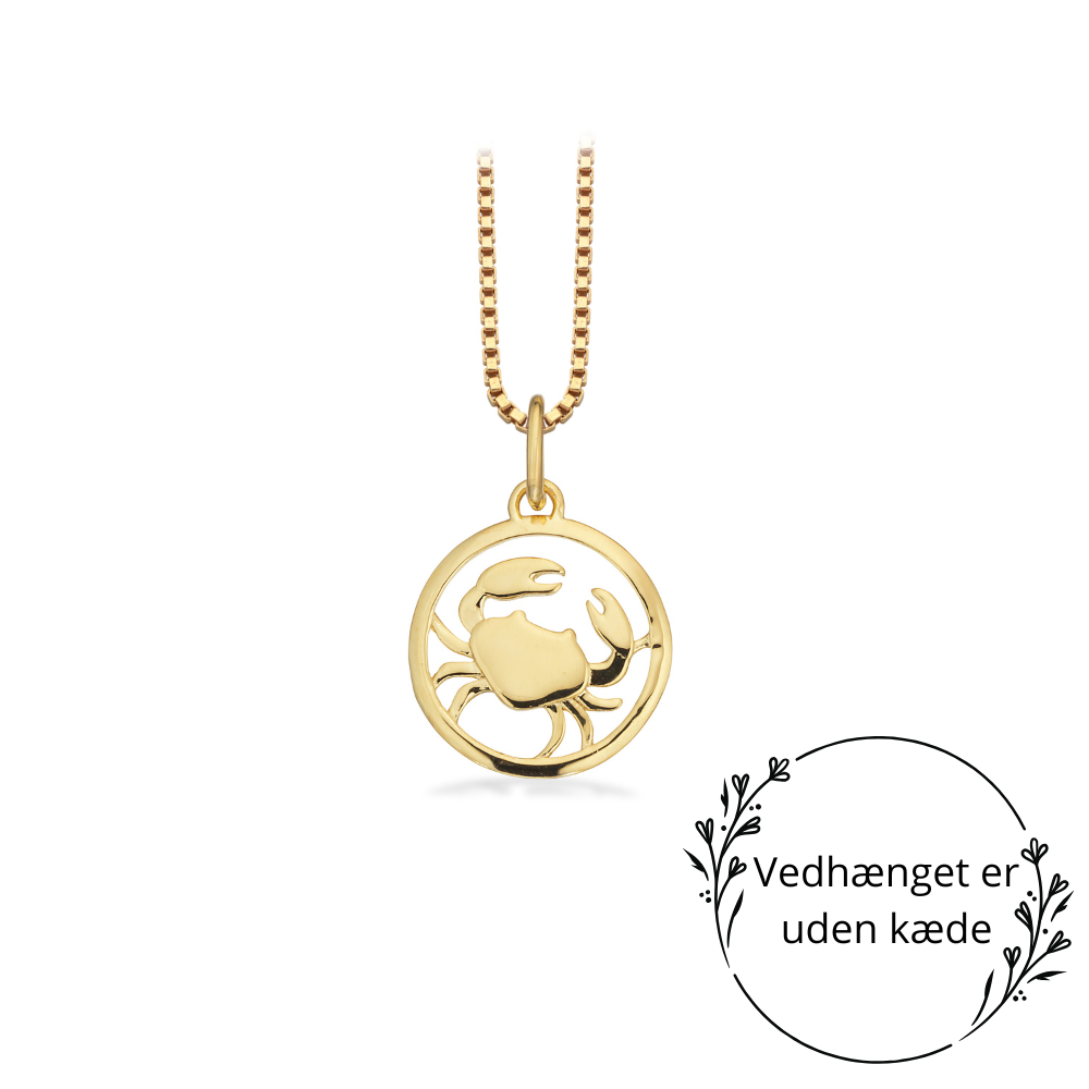 Scrouples - Guldbelagte stjernetegn vedhæng - Vælg variant - 3302fg