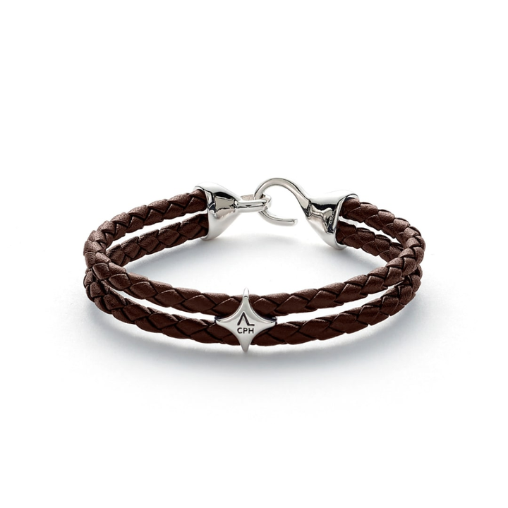 Alexander Lynggaard - Bolo læder armbånd i brun - L00140
