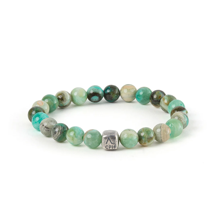 Alexander Lynggaard - Green Line Jasper armbånd, 8mm - C01240