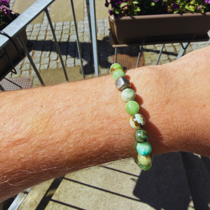 Alexander Lynggaard - Green Line Jasper armbånd, 8mm - C01240