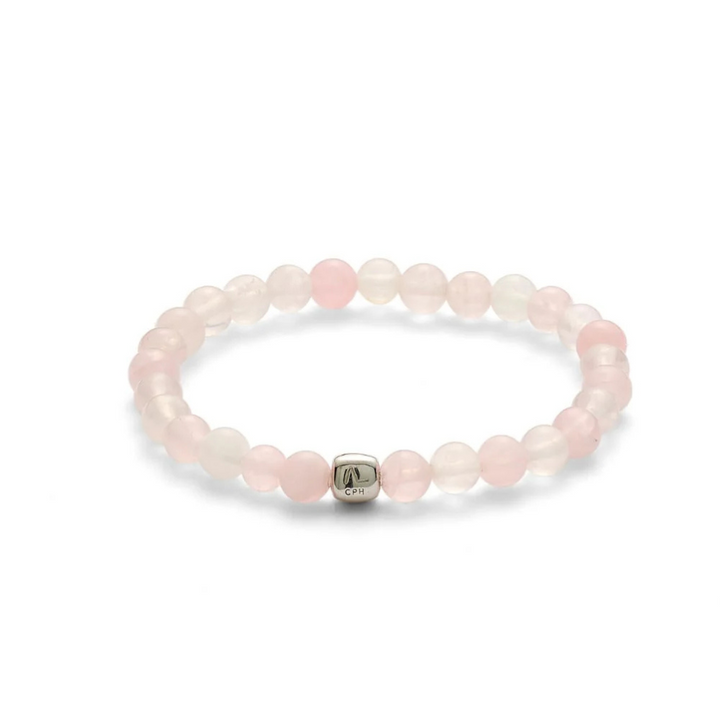 Alexander Lynggaard - Rosa Quartz armbånd, 6mm - c00280