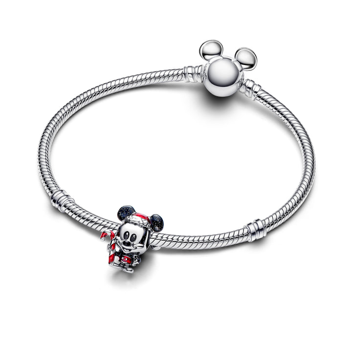 Pandora - Disney Mickey Mouse jule charm i sølv - 794217c01