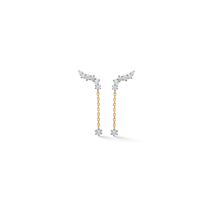 Mads Z - Midnight 14 karat guld ørestikker med 0.20 ct. diamanter - 1511094