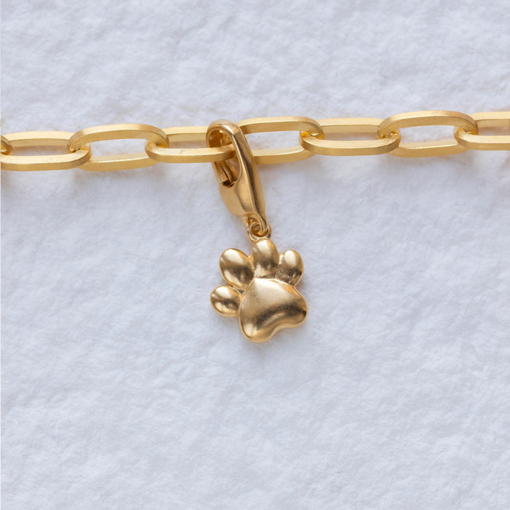 byBiehl - Paw charm i guldbelagt - 7-5210-gp-b