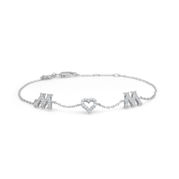 Mads Z - Mom Eller Wow armbånd i sterling sølv med zirkonia - 2157099