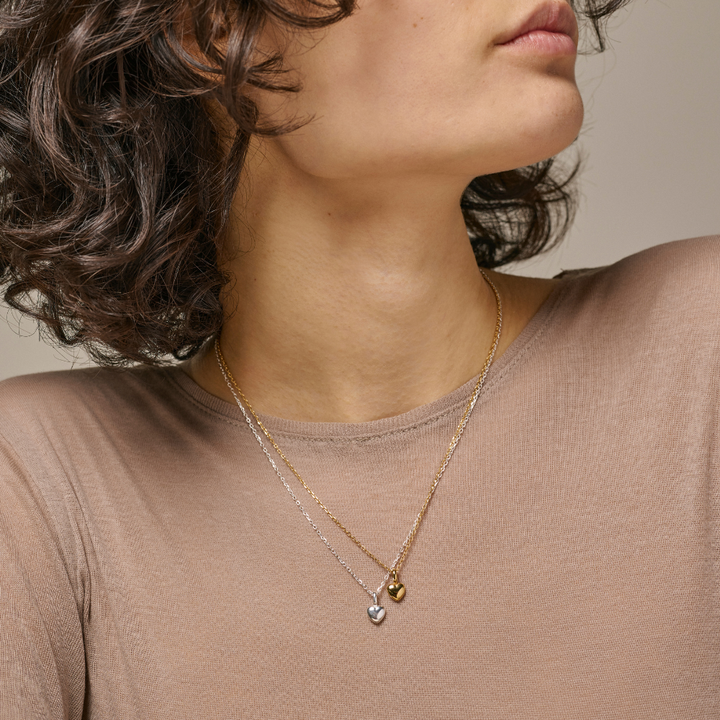 Enamel - Amore halskæde i sølv - N127S-S