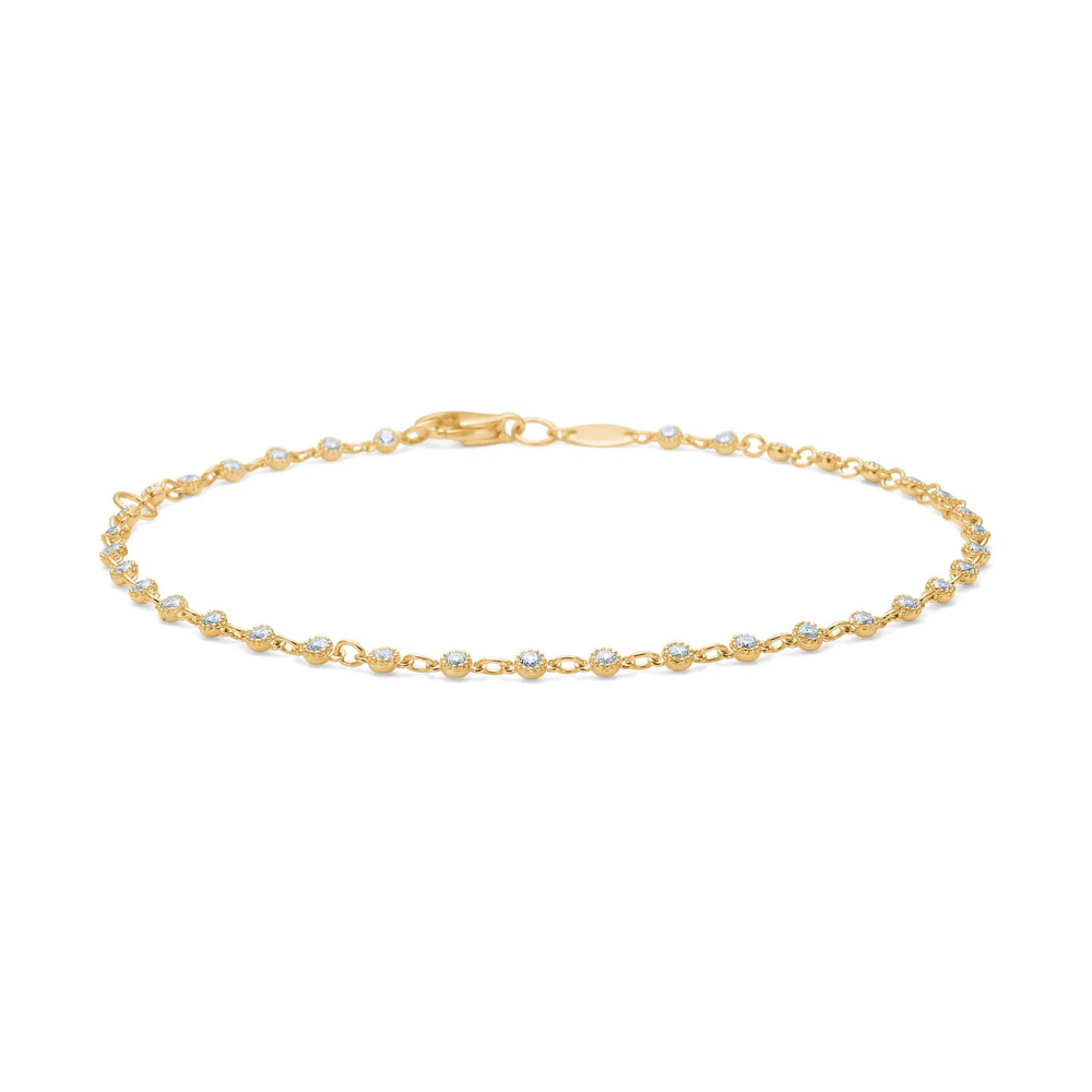 Mads Z - Nora armbånd i 8 karat guld med sten - 3357105