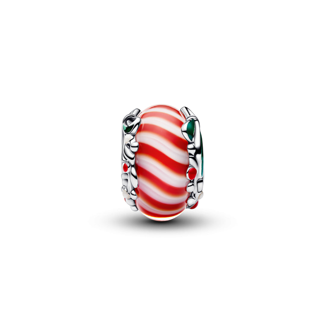 Pandora - Jule Slik charm i sølv og murano glas - 794252c01