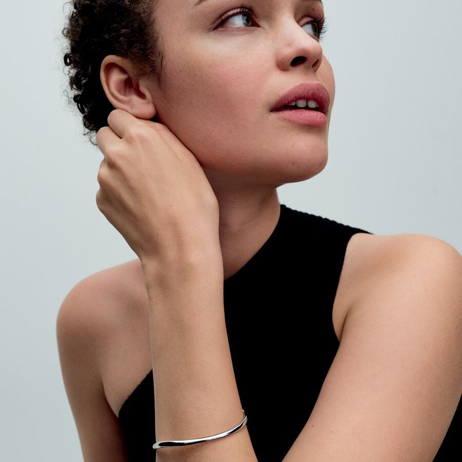 Pandora - Essence Organisk formet sølv armring - 593317c00
