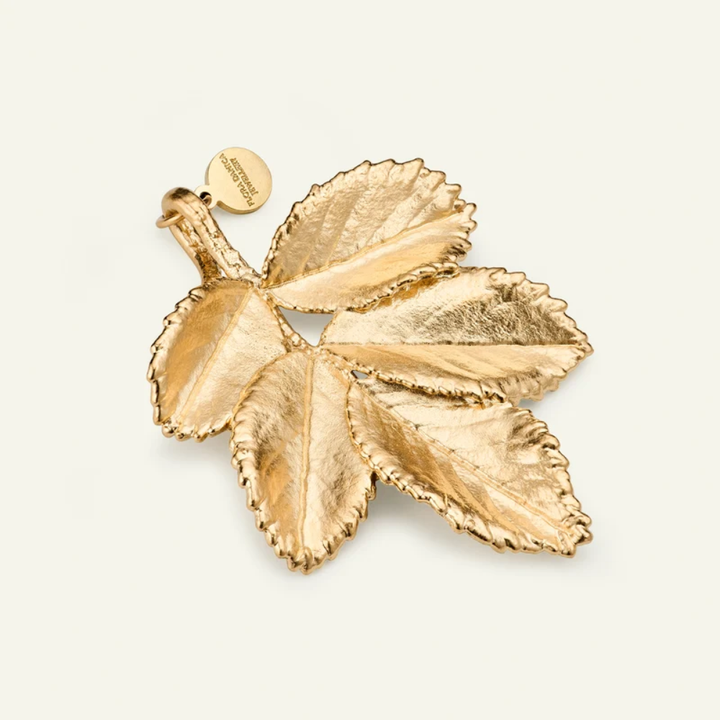 Flora Danica - Julepynt Rosenblad 18 karat guldbelagt