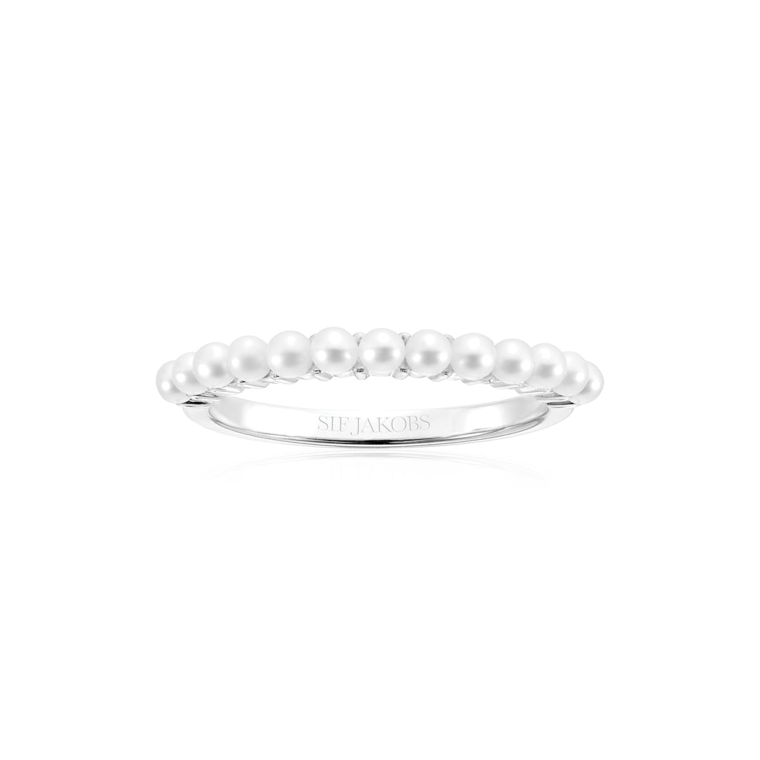 Sif Jakobs - Ellera Perla ring i sølv med perler - r2869-p
