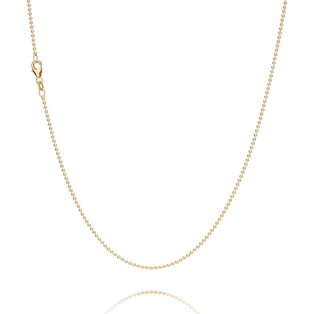 BNH - Kugle kæde i enten sølv eller forgyldt sølv