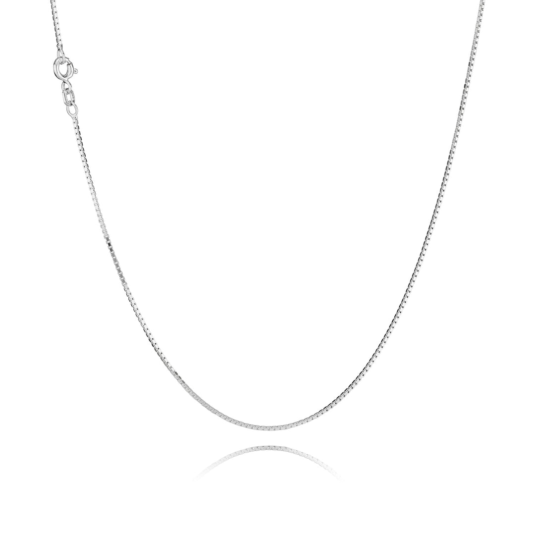 BNH - Venezia sølv / forgyldt halskæde med fjederingslås lås