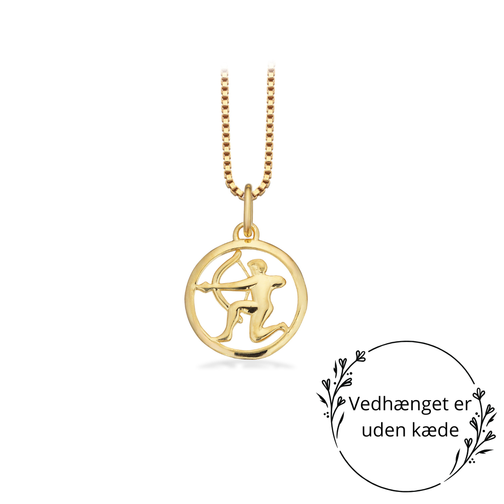 Scrouples - Guldbelagte stjernetegn vedhæng - Vælg variant - 3302fg