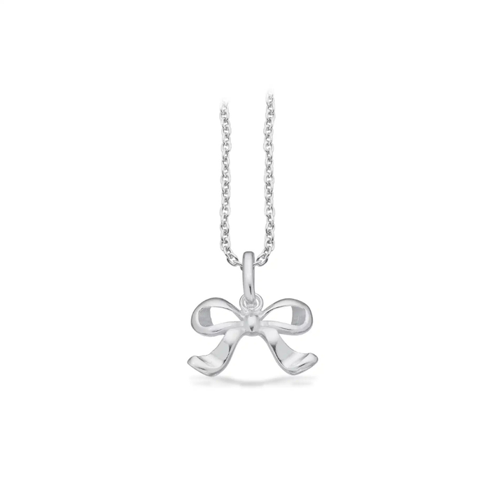 Scrouples - Sølv halskæde med sløjfe vedhæng - 240072