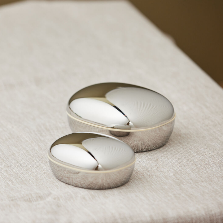 Piet Hein - Superellipse Smykkeskrin i blank design, small - 10067