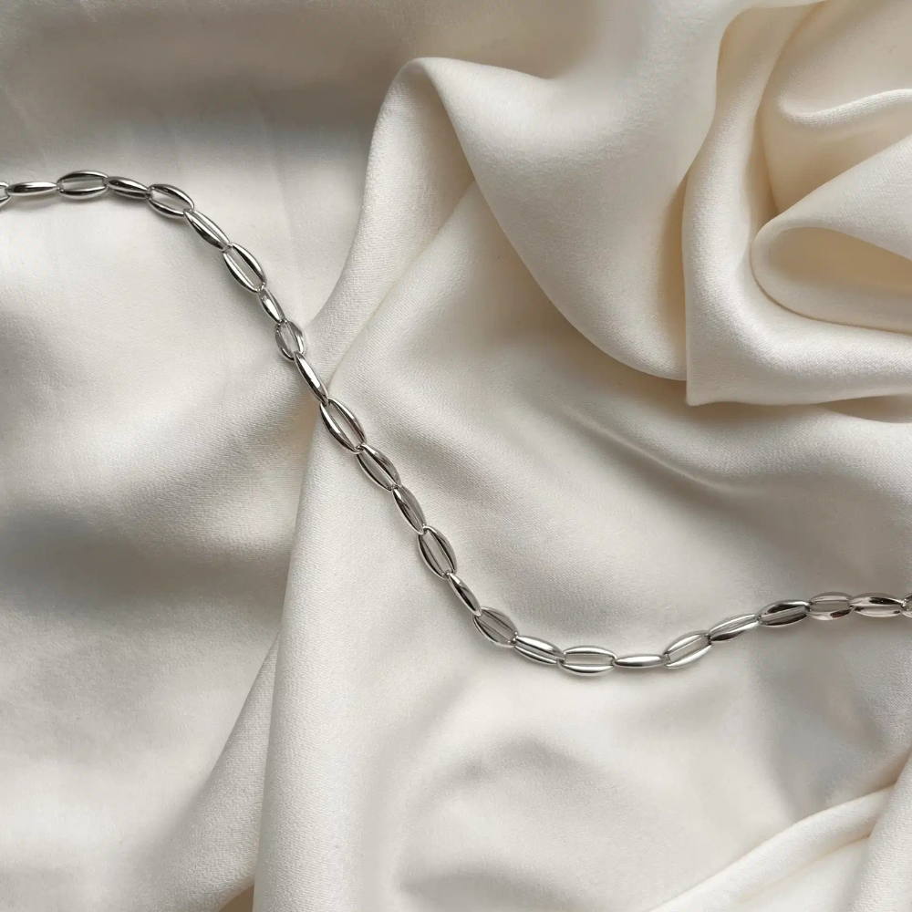 Scrouples - Sølv armbånd med ovale åbne led - 39432a,m