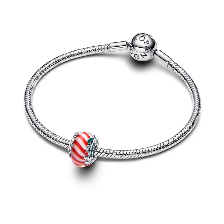 Pandora - Jule Slik charm i sølv og murano glas - 794252c01