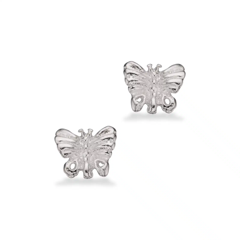 Scrouples - Sommerfugle ørestikker i sterling sølv - 154332s