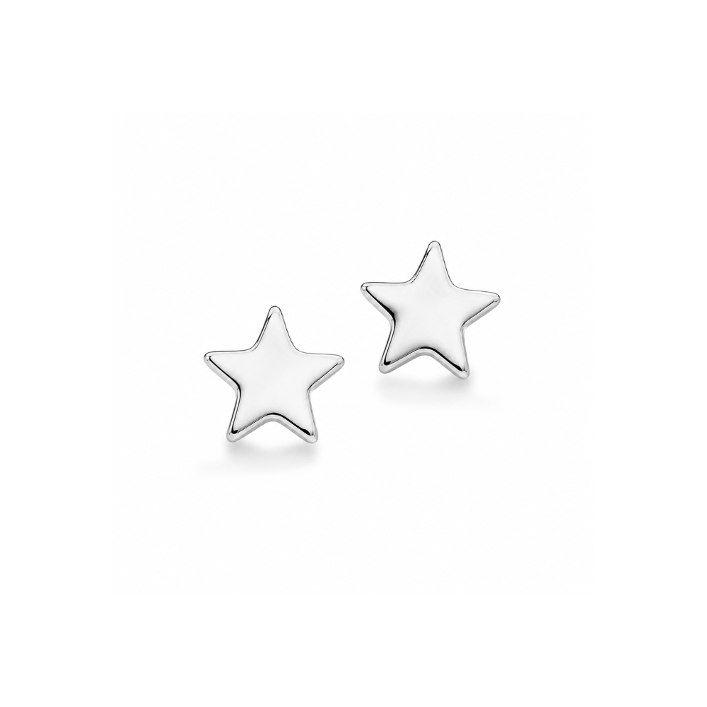 Scrouples - Stjerne mini ørestikker i sterling sølv - 157702s