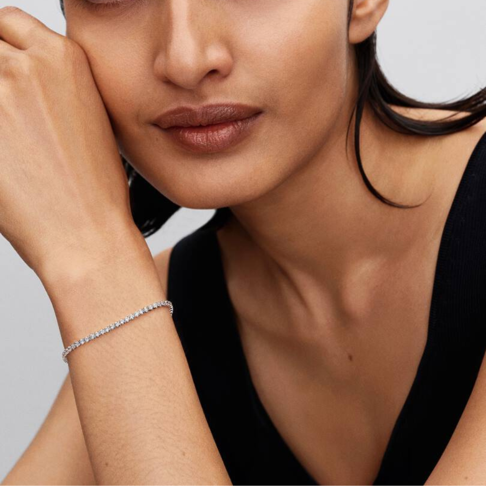 Pandora - Sterling sølv tennis armbånd med zirkonia - 593927c01